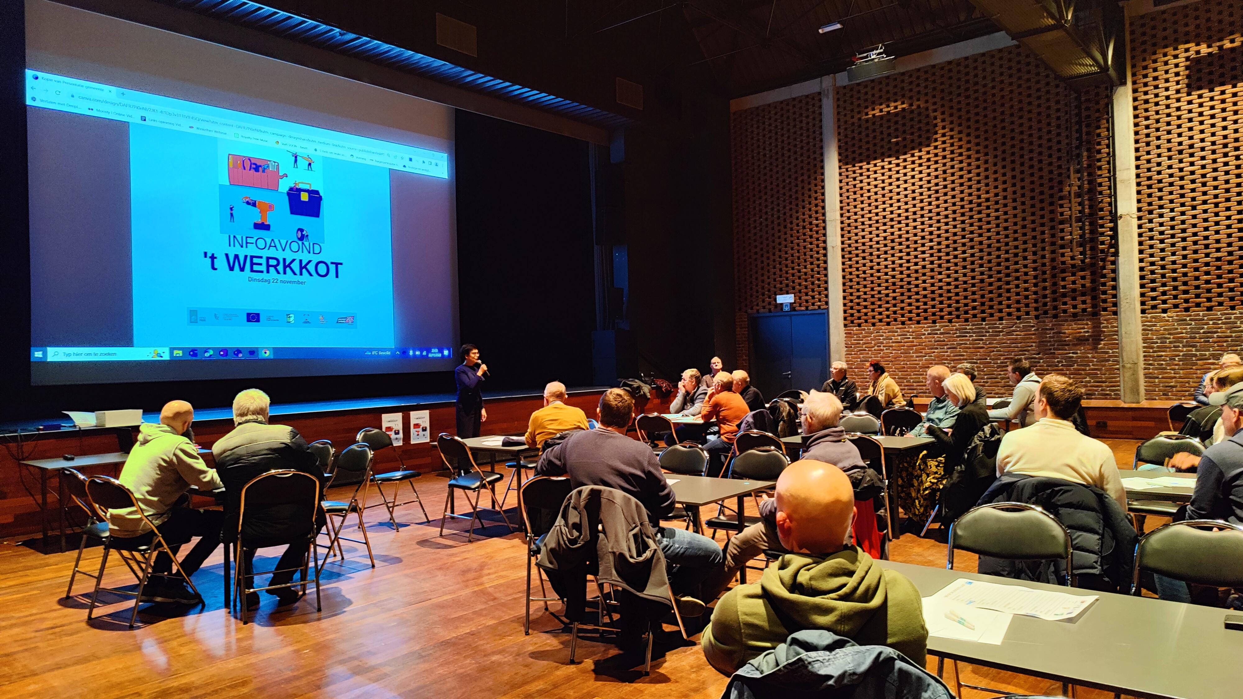 Foto infosessie 1 van het werkkot in Peer