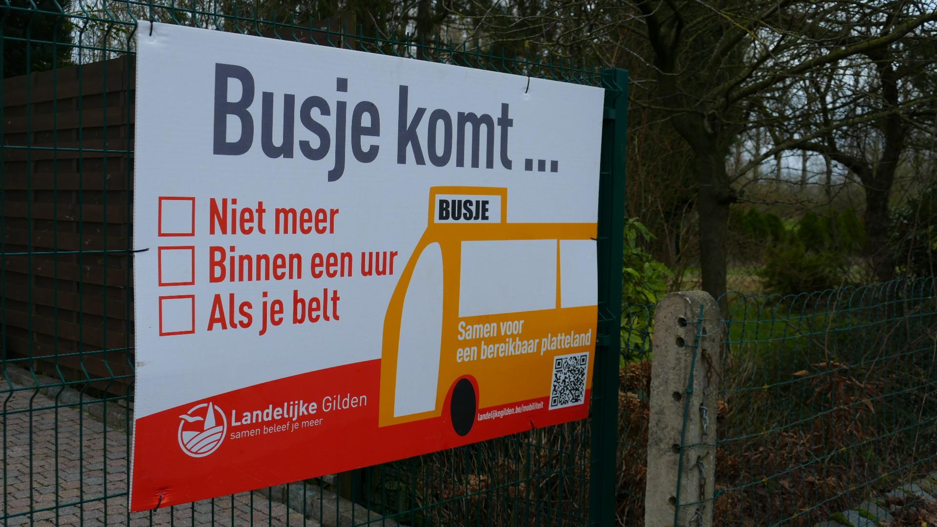 Bordenplaatsactie Busje komt zo 6