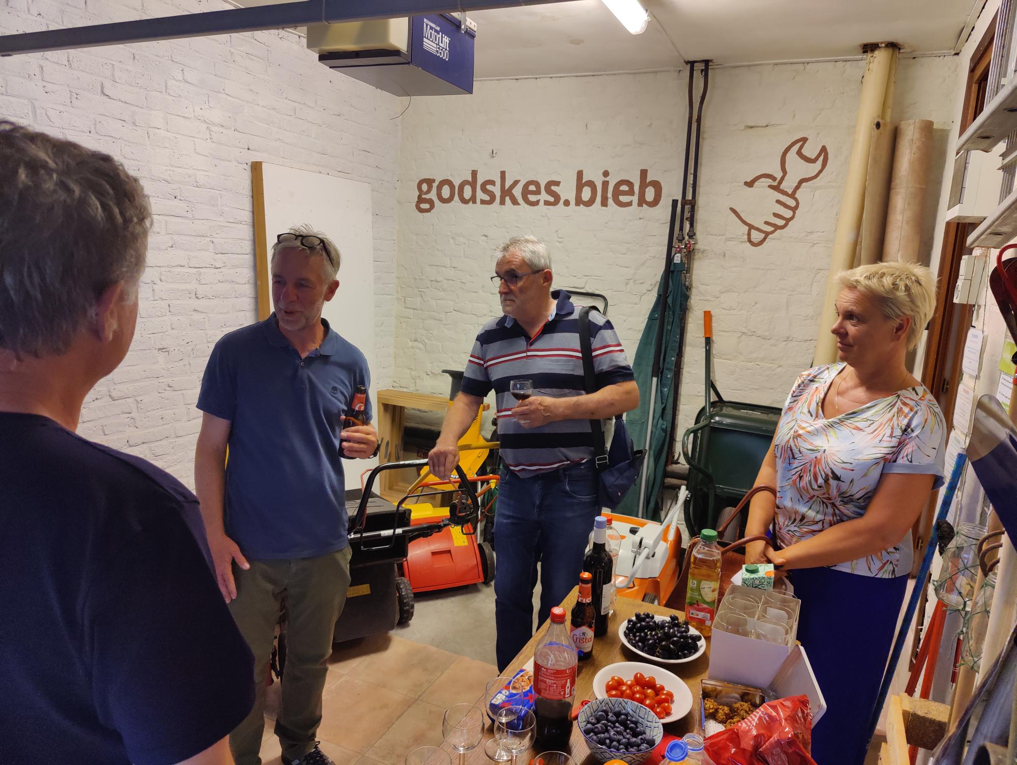 Bezoek aan de godkesbieb in Hasselt